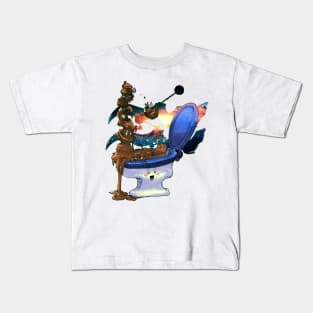 Aquarius poop Kids T-Shirt